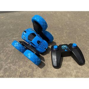 4WD Remote Control Stunt Cars Toys with LED Lights USB-C Modular Batteries